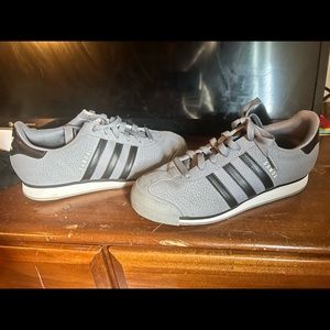 Black, White, Grey Adidas Samoas.
